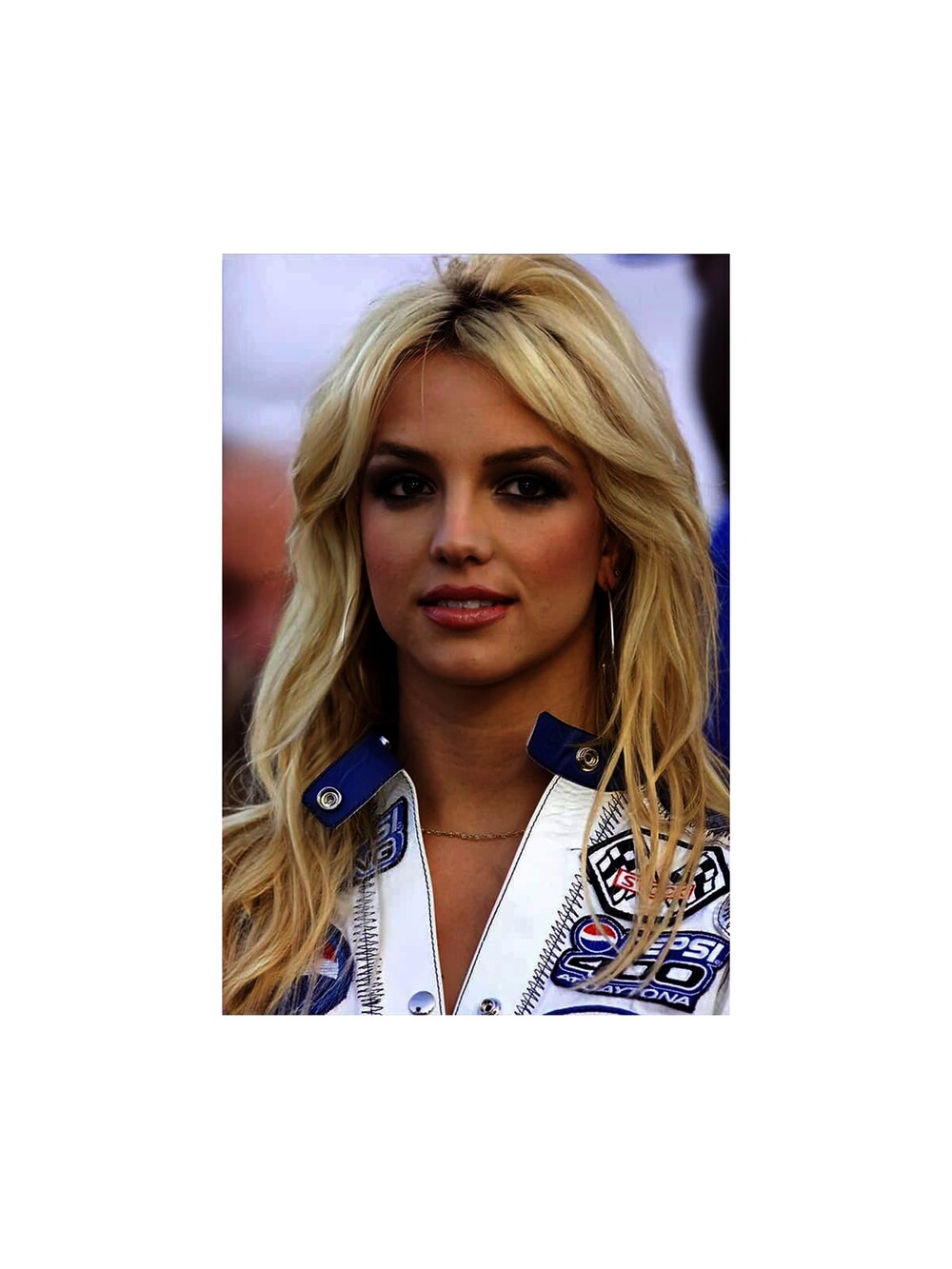 Britney Spears Nascar 8X10 Poster